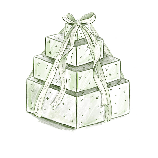 illustration of American Spoon gift boxes