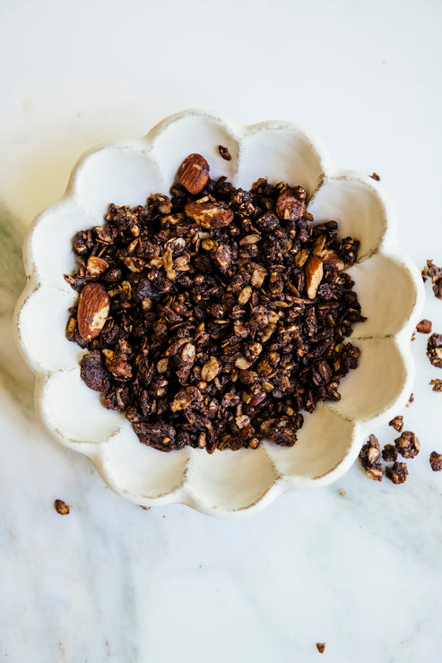 Load image into Gallery viewer, a bowl of chocolate granola