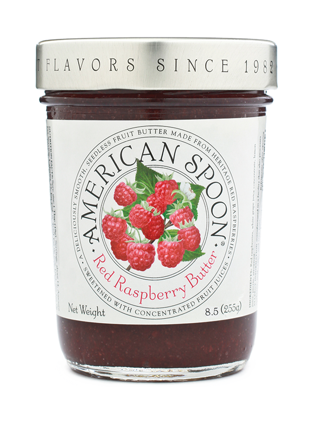 A jar of Red Raspberry Butter