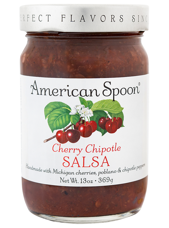 Load image into Gallery viewer, a jar of Cherry Chipotle Salsa