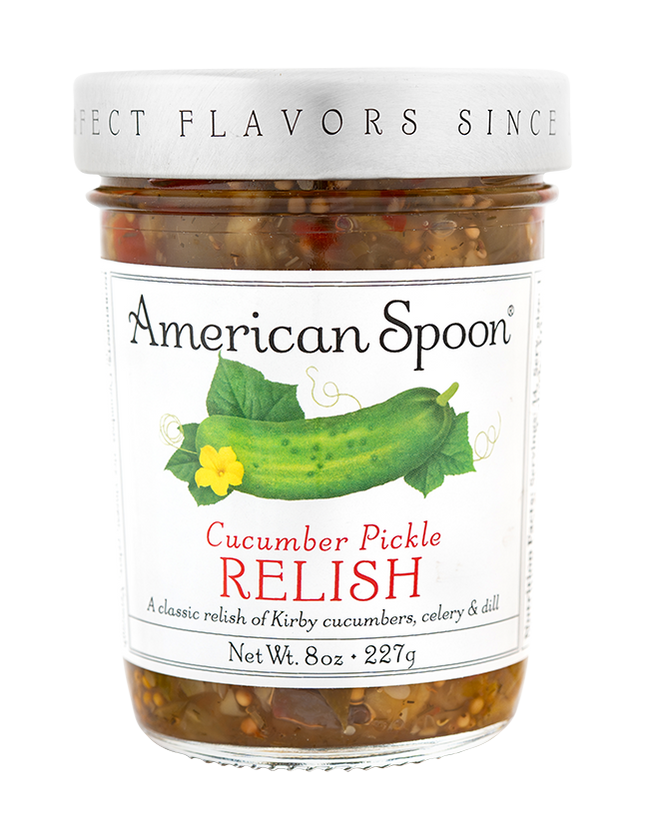 A jar of Cucumber Pickle Relish