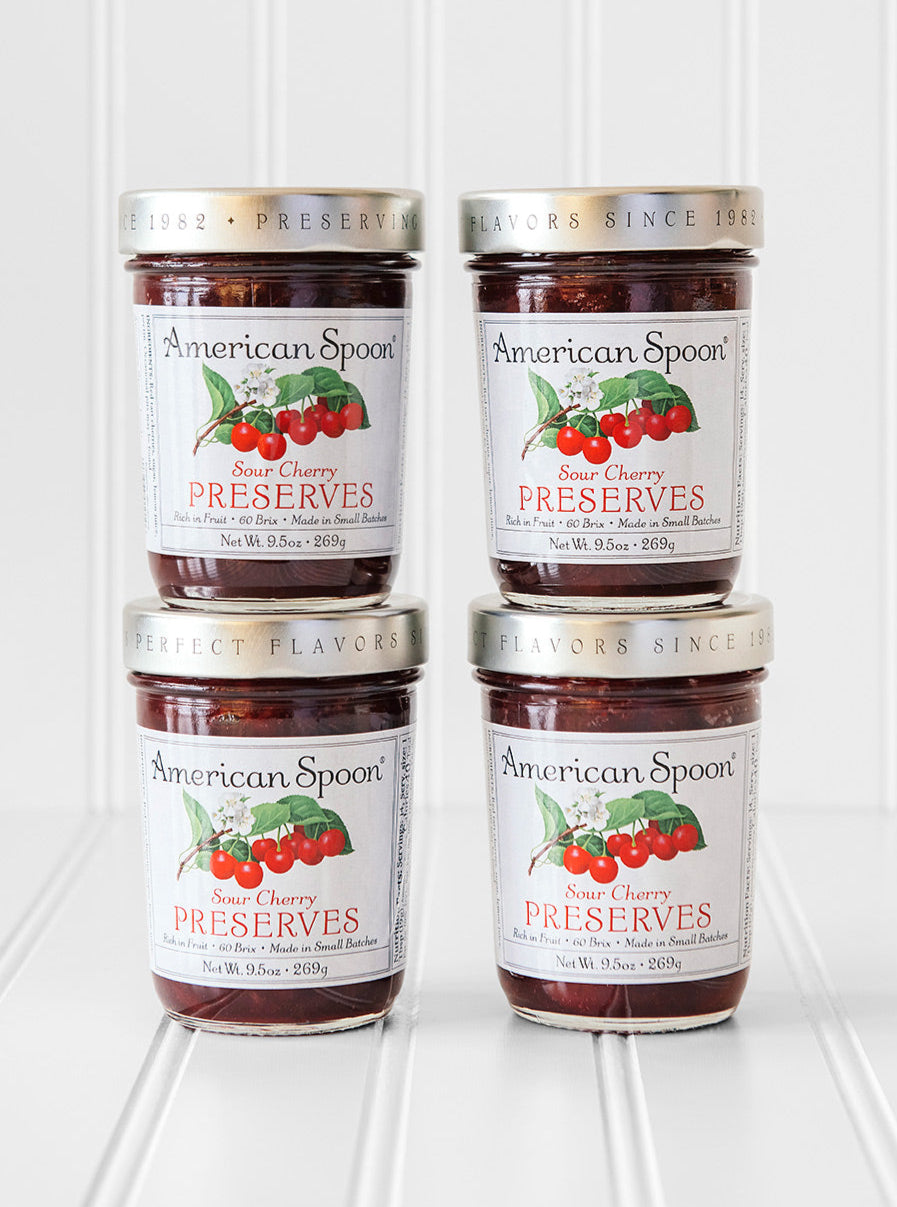 Sour Cherry Preserves Four-Pack – American Spoon