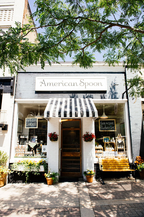 Load image into Gallery viewer, American Spoon Petoskey storefront on a sunny summer day