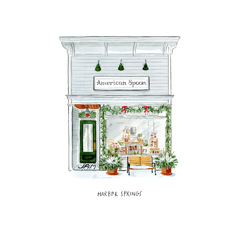 Illustration of store front