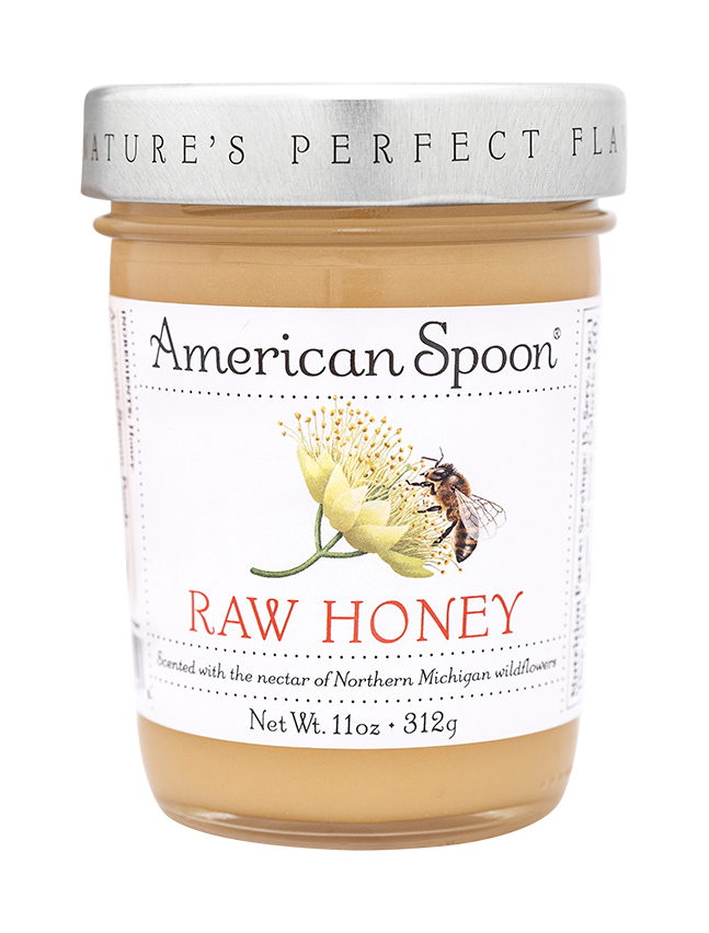 a jar of Raw Honey