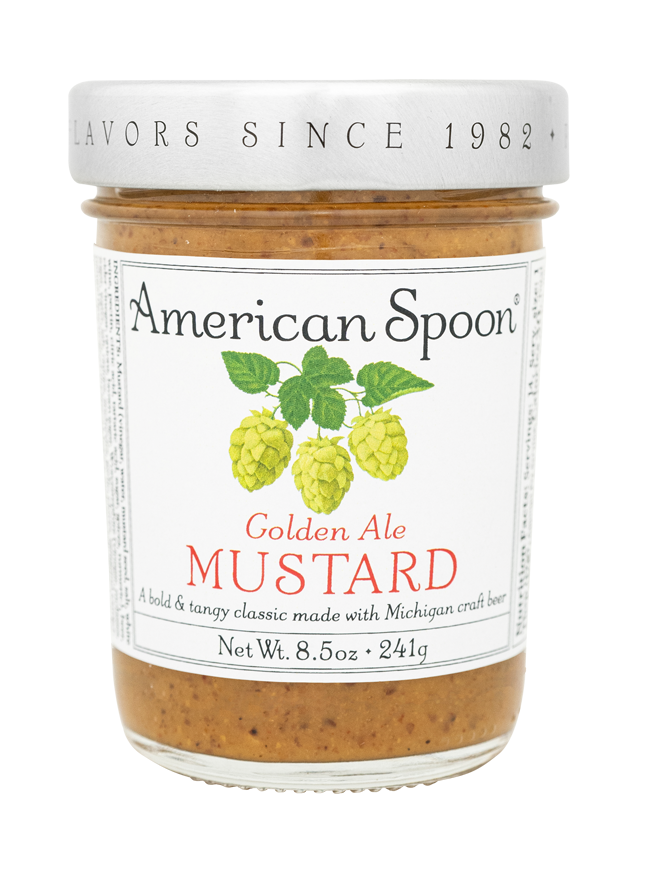 a jar of Golden Ale Mustard