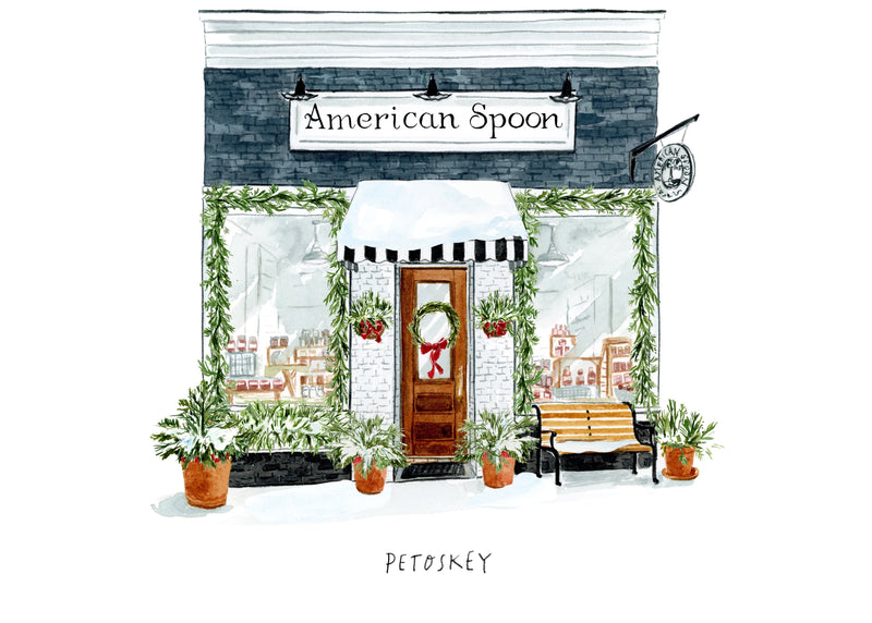 Illustration of store front