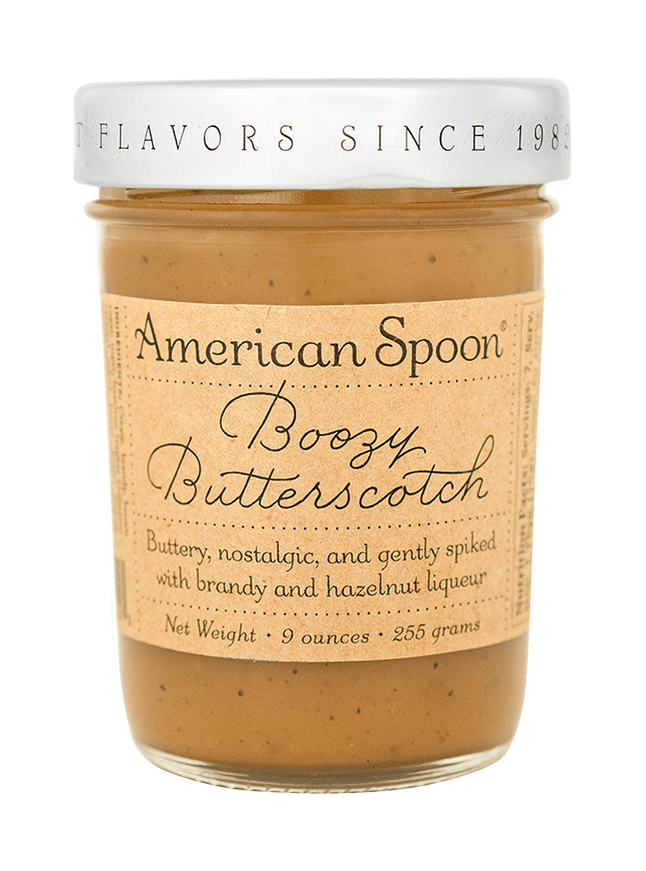 a jar of Boozy Butterscotch