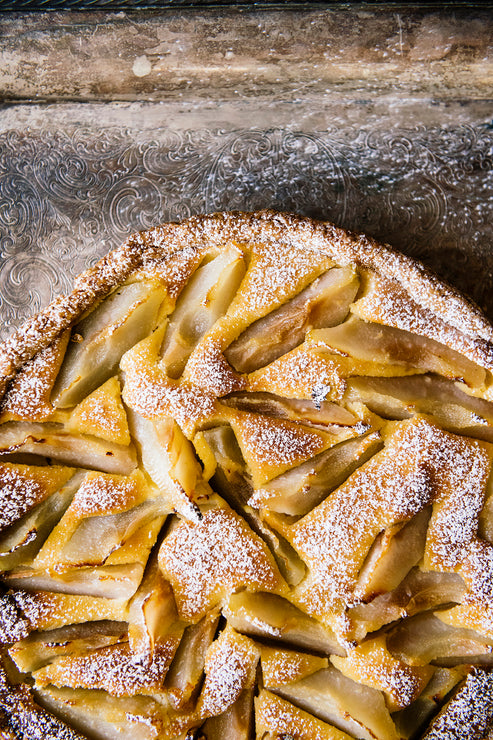 Load image into Gallery viewer, A pear galette 
