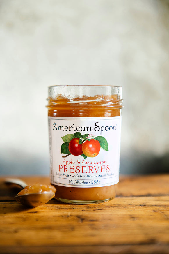 A jar of Apple & Cinnamon Preserves