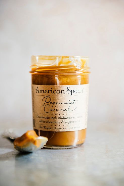 Load image into Gallery viewer, A jar of Peppermint Caramel