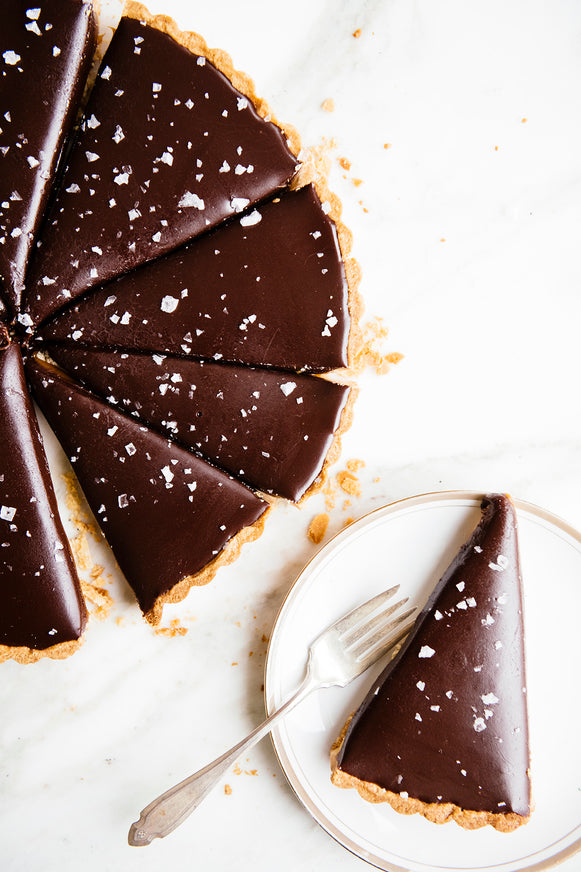 A chocolate fudge tart