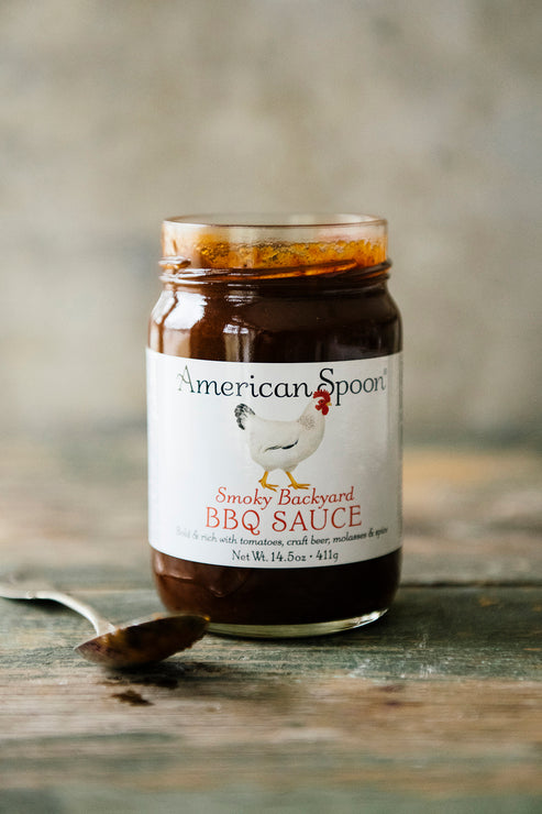 Load image into Gallery viewer, A jar of Smoky Backyard BBQ Sauce