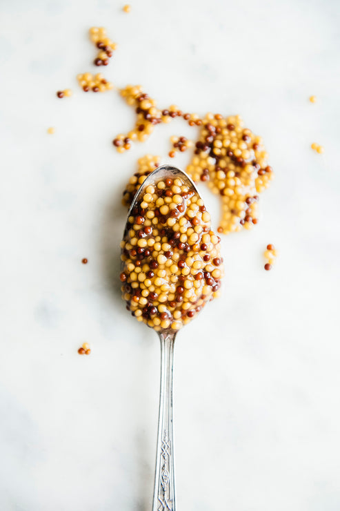 Load image into Gallery viewer, A spoon full of Whole Seed Mustard

