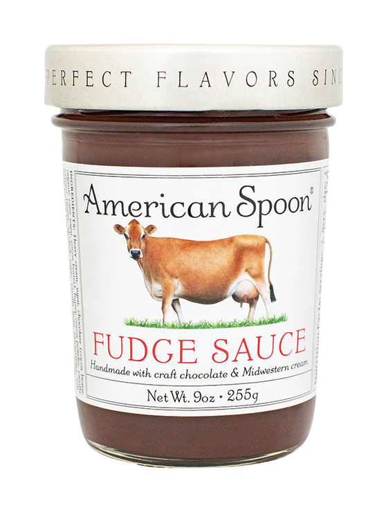 Load image into Gallery viewer, A jar of Chocolate Fudge Sauce
