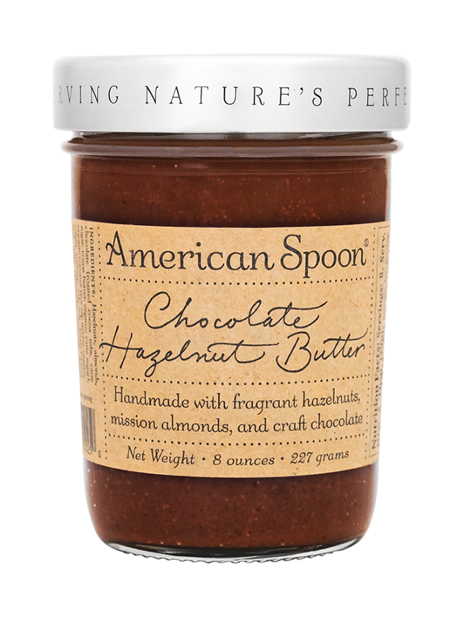 A jar of Chocolate Hazelnut Butter