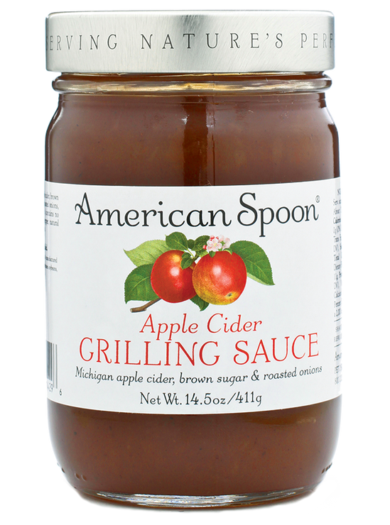 Load image into Gallery viewer, A jar of Apple Cider Grilling Sauce
