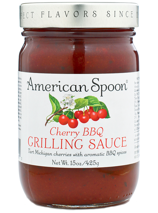 Load image into Gallery viewer, A jar of Cherry BBQ Grilling Sauce