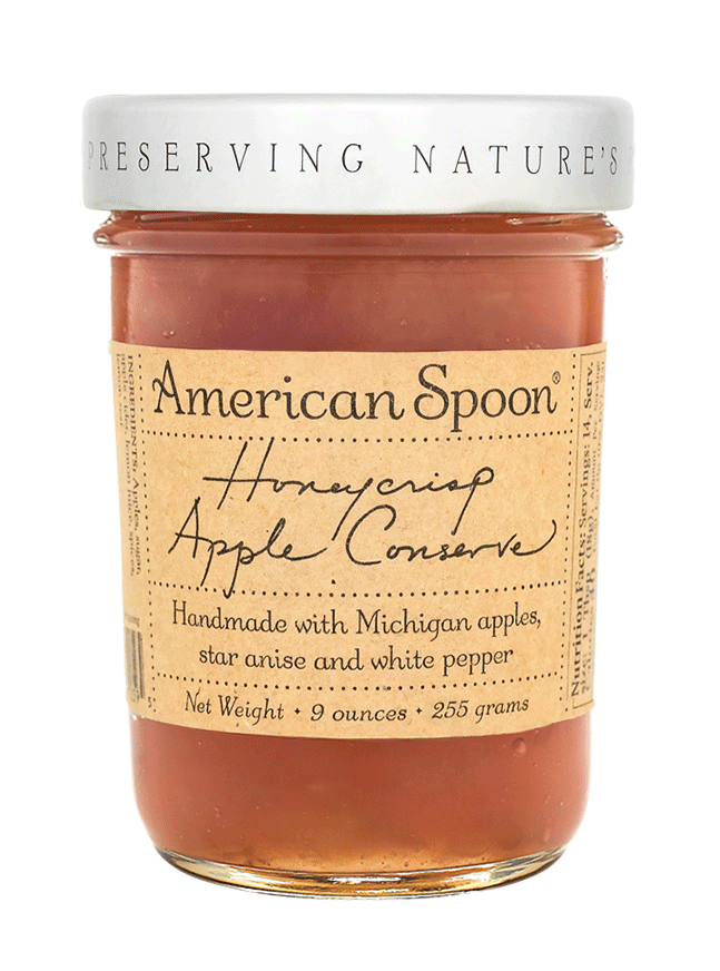 A jar of Honeycrisp Apple Conserve