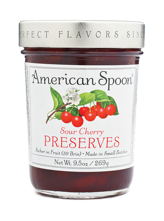 Load image into Gallery viewer, A jar of Sour Cherry Preserves