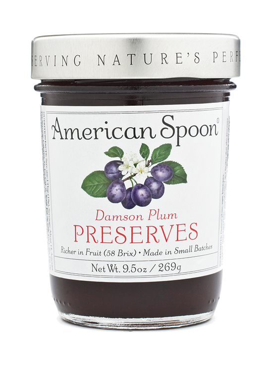 Load image into Gallery viewer, A jar of Damson Plum Preserves