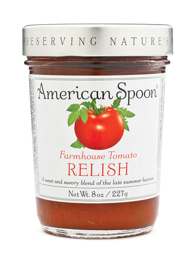 A jar of Farmhouse Tomato Relish