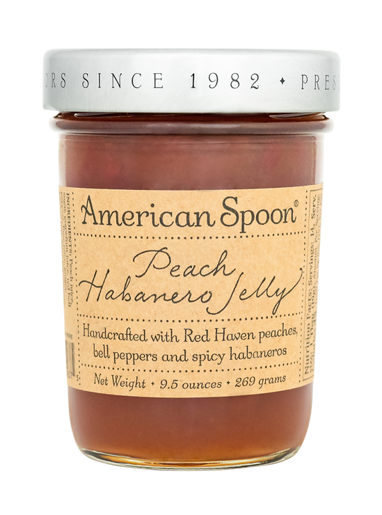 Load image into Gallery viewer, A jar of Peach Habanero Jelly