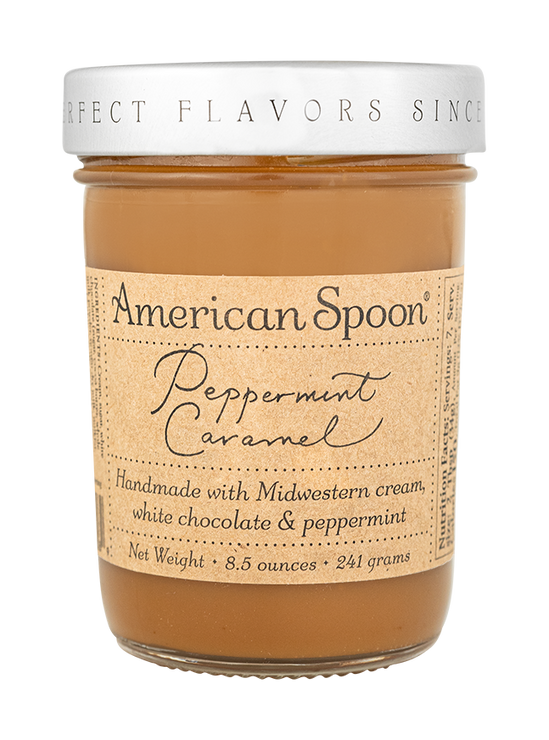 Load image into Gallery viewer, A jar of Peppermint Caramel
