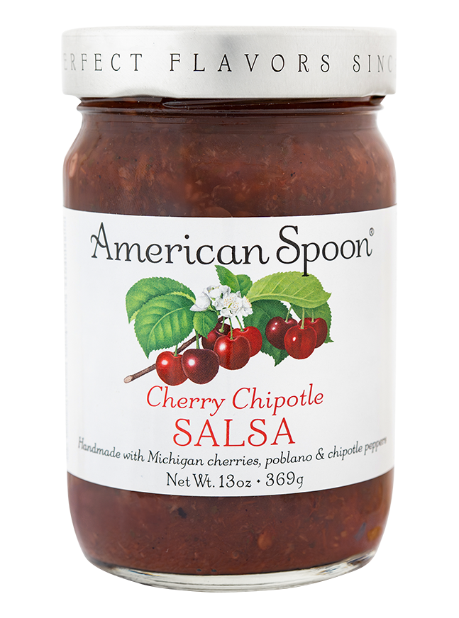 a jar of Cherry Chipotle Salsa
