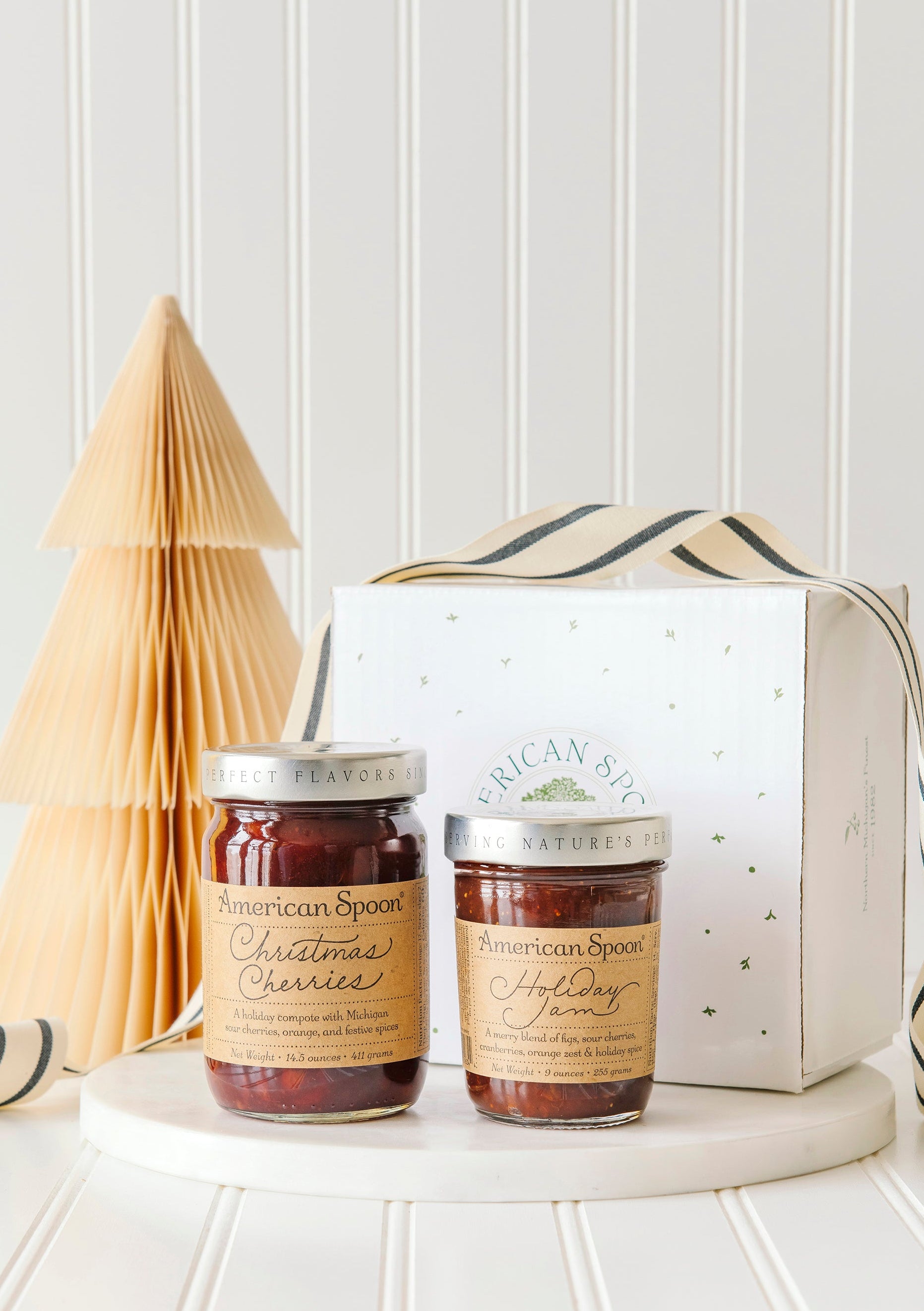 The Holiday Hits gift box including  Holiday Jam & Christmas Cherries