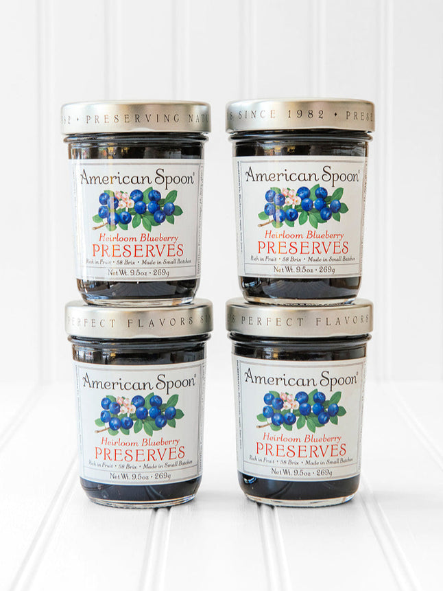 Heirloom Blueberry Preserves Four-Pack