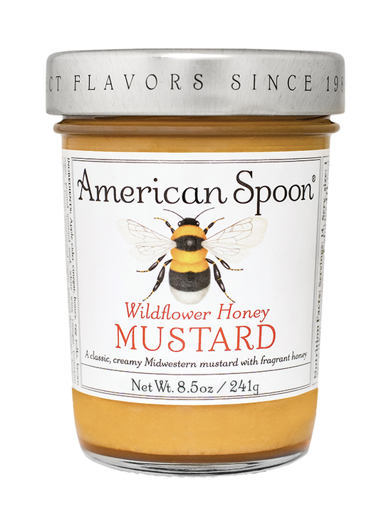 Load image into Gallery viewer, A jar of Wildflower Honey Mustard
