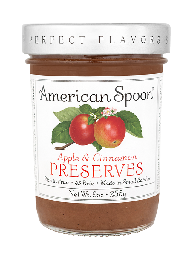 A jar of Apple & Cinnamon Preserves