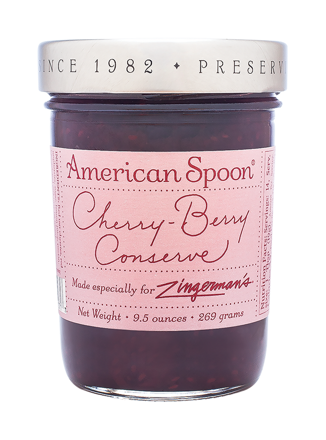 A jar of Cherry Berry Conserve
