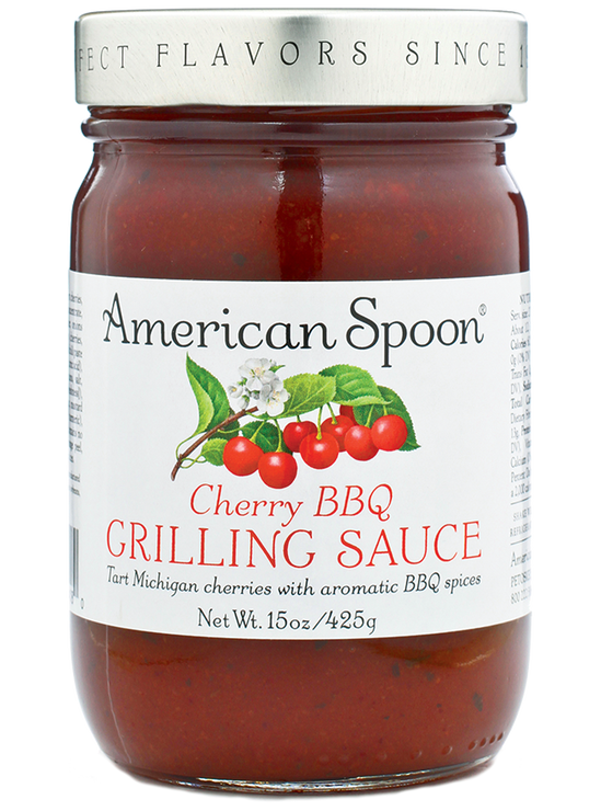Load image into Gallery viewer, A jar of Cherry BBQ Grilling Sauce
