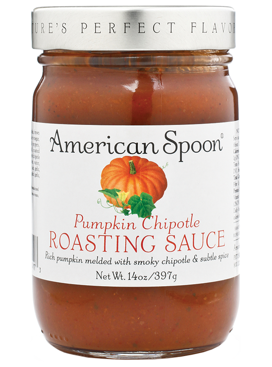 Load image into Gallery viewer, A jar of Pumpkin Chipotle Roasting Sauce

