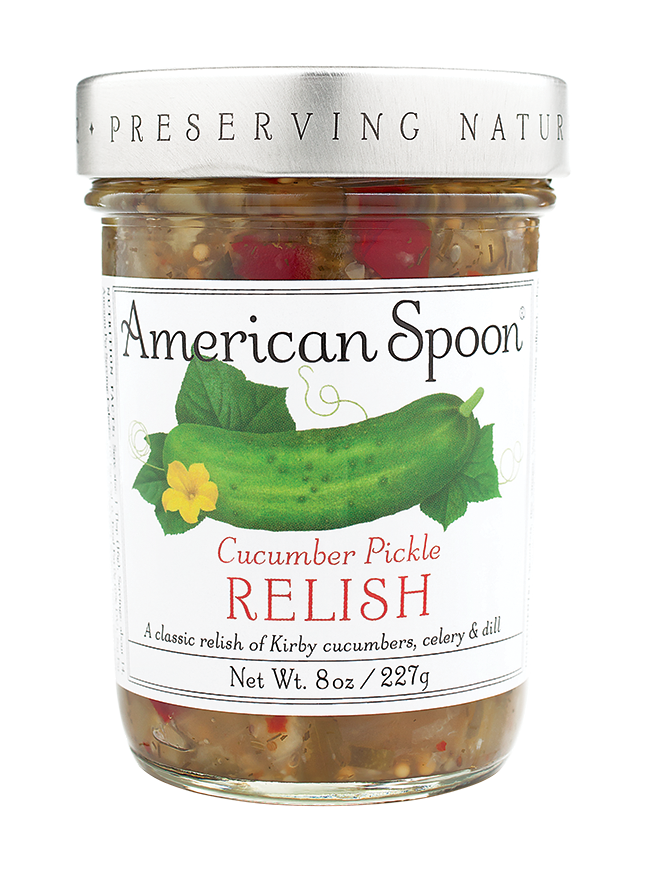 A jar of Cucumber Pickle Relish