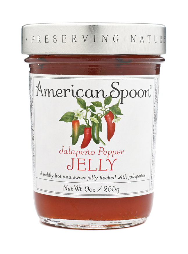 A jar of Jalapeno Pepper Jelly