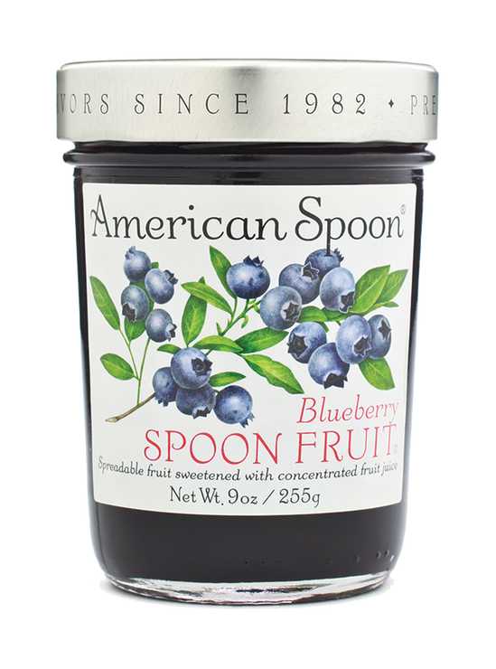 Load image into Gallery viewer, A jar of Blueberry Spoon Fruit
