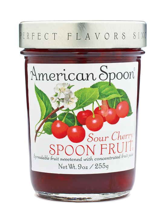 Load image into Gallery viewer, A jar of Sour Cherry Spoon Fruit
