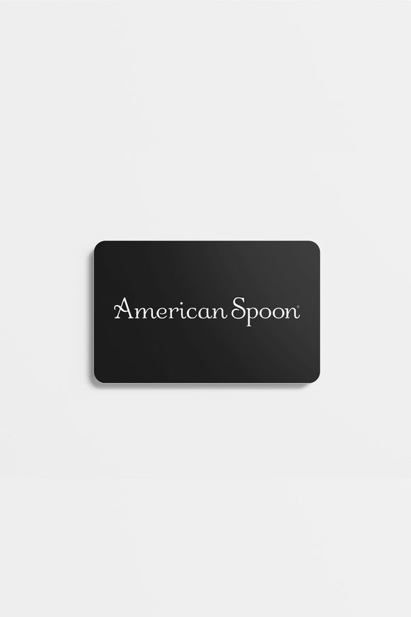 A black American Spoon gift card